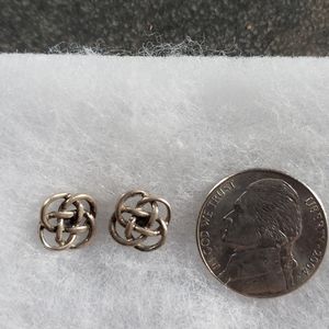 Celtic Knot Sterling Silver Earrings